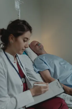 Medical Staff And Patient