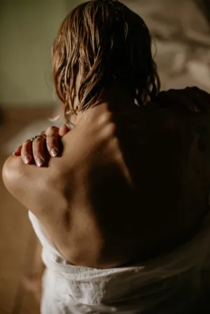Wet Hair And Shoulder