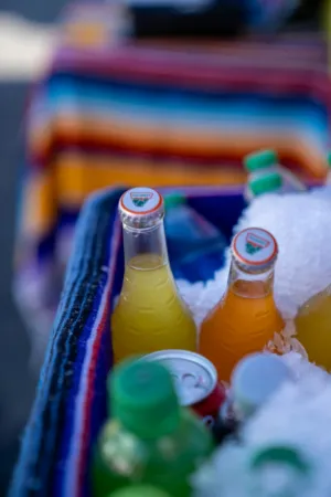 Cooler With Drinks