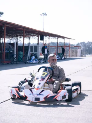 Man In Go-Kart