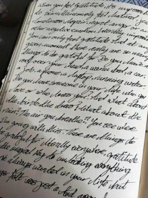 Handwritten Notes On Gratitude