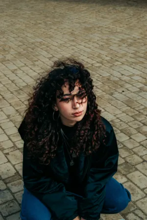 Curly Hair On Cobblestone