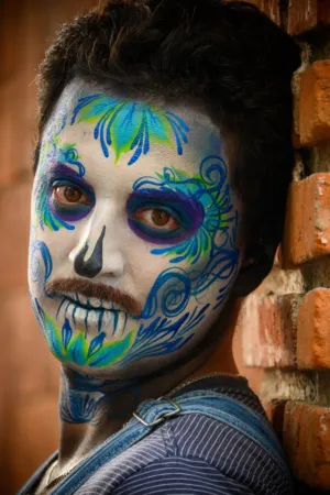 Colorful Face Art