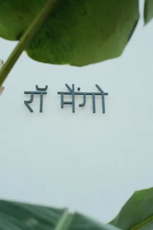 Indian Script On Wall