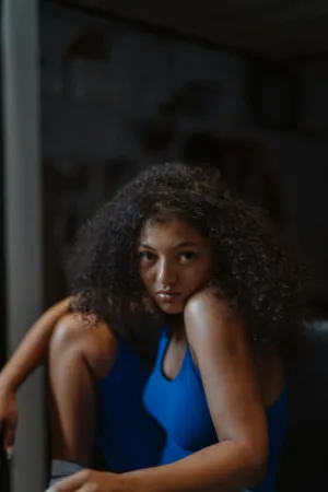 Blue Portrait