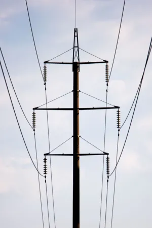 Power Line Silhouette
