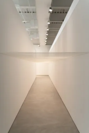Modern Art Gallery Hallway