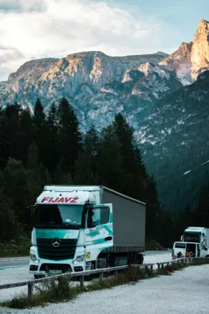 Truck In The Mountains