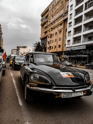 Classic Car In Urban Setting