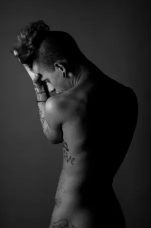 Naked Man With Tattoos