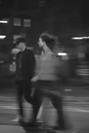Blurred City Walkers