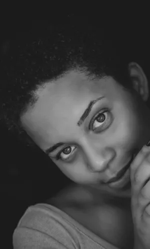 Black And White Portrait