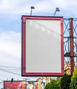 Blank Outdoor Advertisement