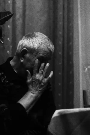 Pensive Elderly Man