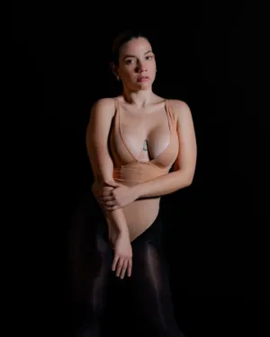 Ballet Dancer In Nude Leotard