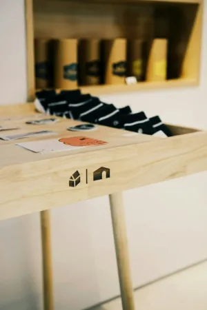 Modern Wooden Display Table