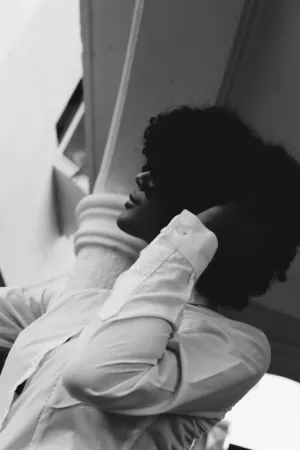 Black And White Portrait