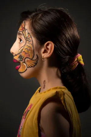 Face Painted Like A Fish