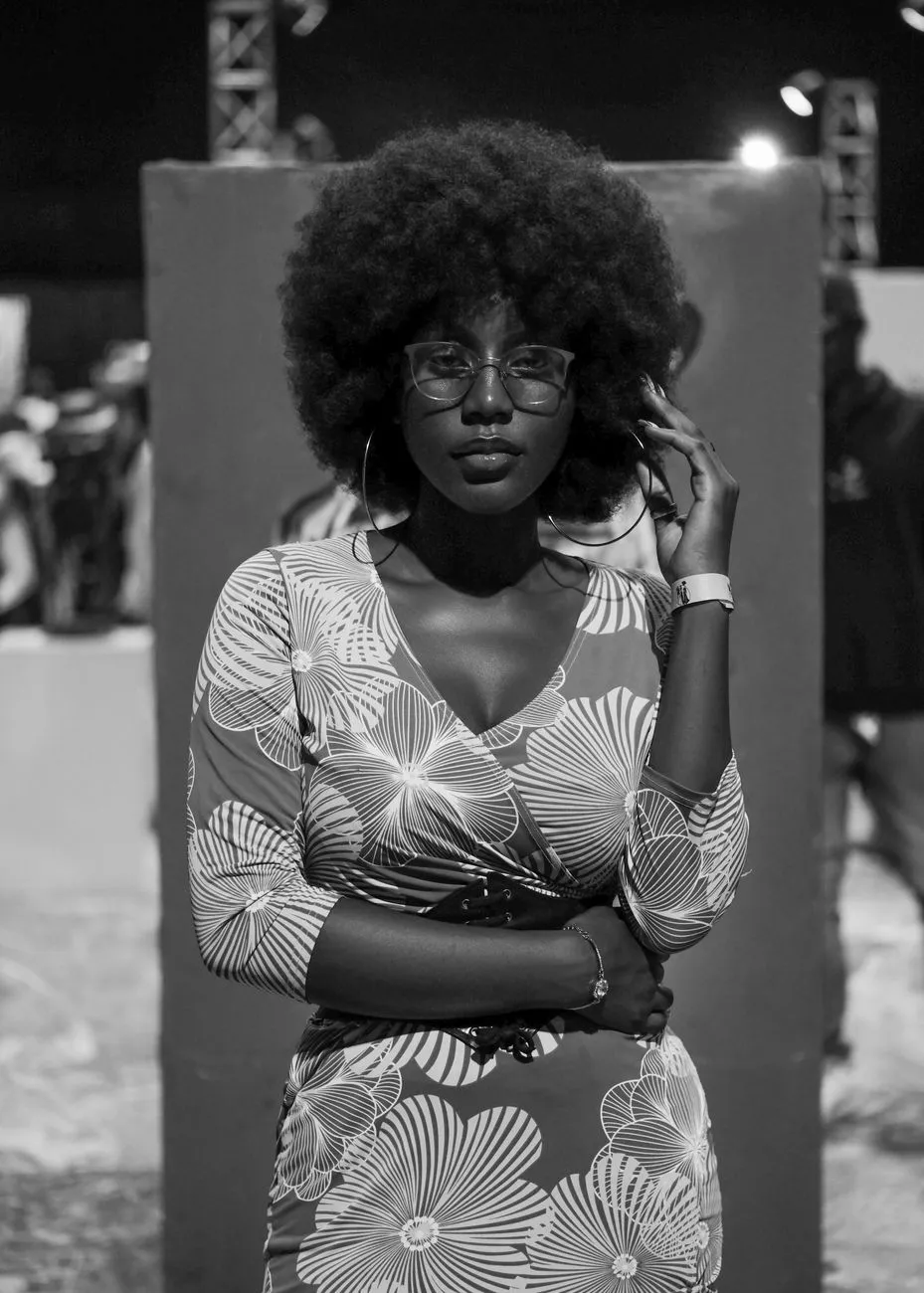 Black And White Portrait