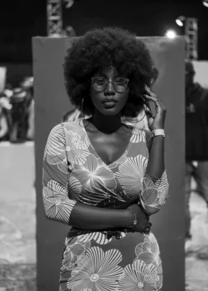 Black And White Portrait