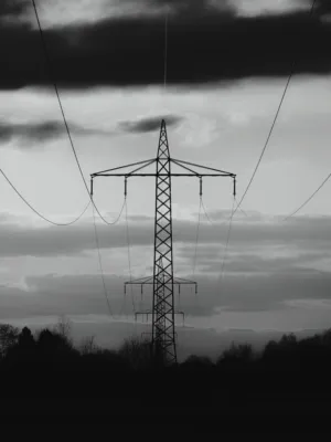 Power Lines Silhouette