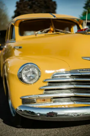Classic Yellow Car