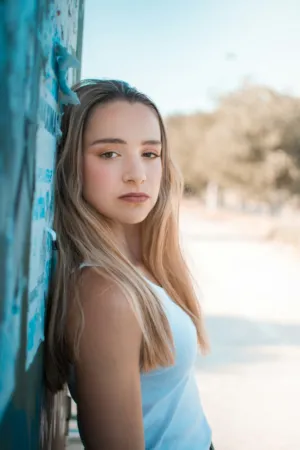 Teenage Girl In Urban Setting