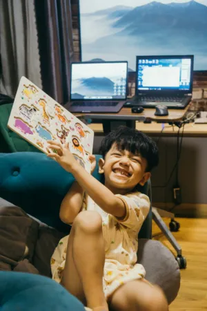 Child With Puzzle