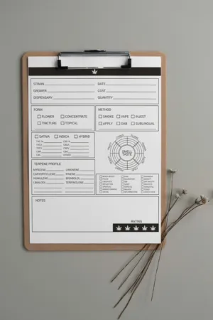 Cannabis Strain Evaluation Form