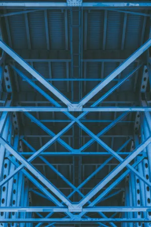 Blue Bridge Structure
