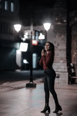 Nighttime Urban Portrait