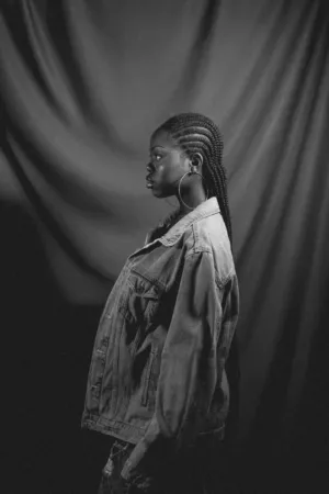 Black And White Portrait