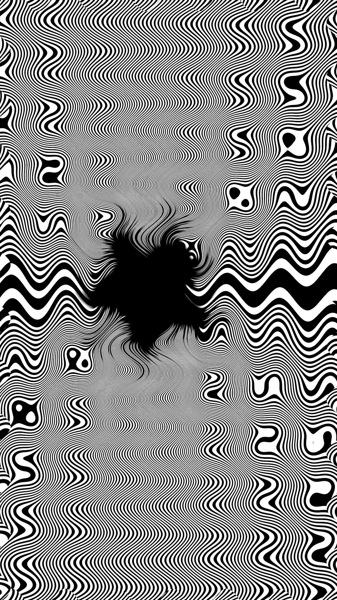 Black And White Abstract Art