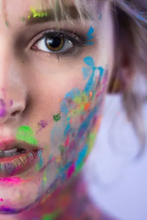 Colorful Face Art