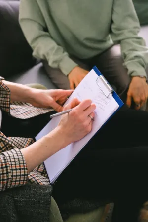 Therapist Taking Notes