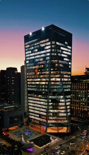 Modern Cityscape At Dusk