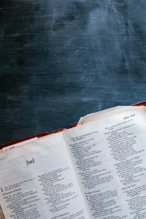 Bible Open To Joel