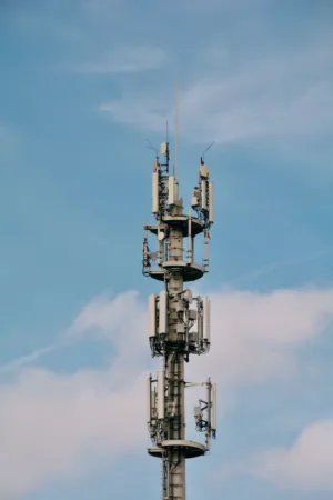 Cell Tower Against Sky