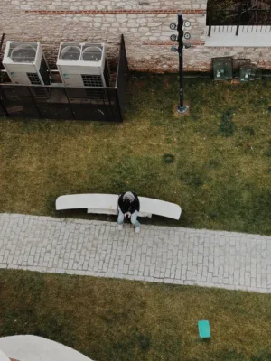 Sitting On A Bench