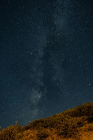 Milky Way Over The Hills