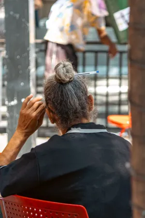 Gray Haired Man
