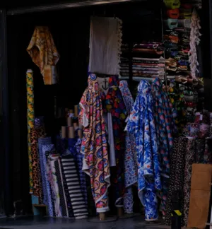 Fabric Shop Display