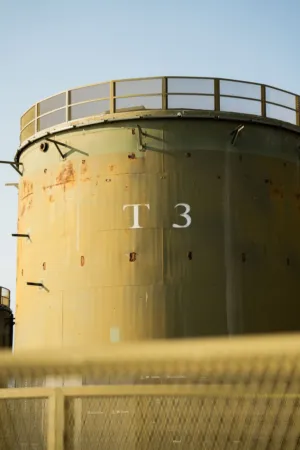 Rusty Industrial Tank