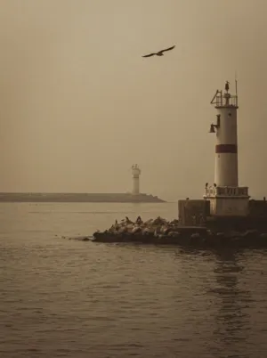 Lighthouse At Dusk