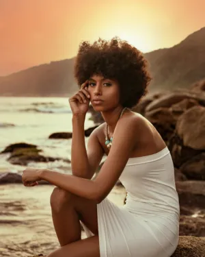 Beach Sunset Portrait