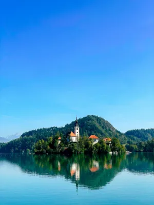 Bled Lake And Church