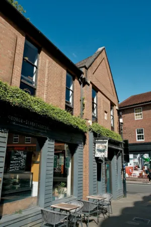 Urban Brick Building