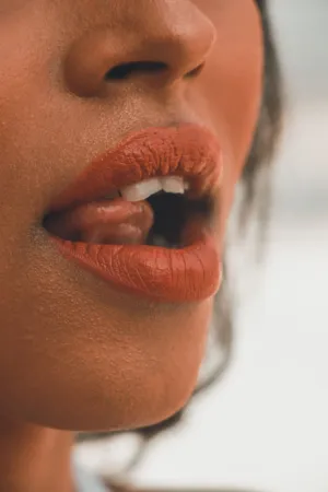 Close-Up Of A Person'S Lips
