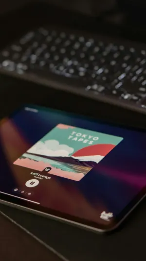 Tokyo Tapes On Tablet
