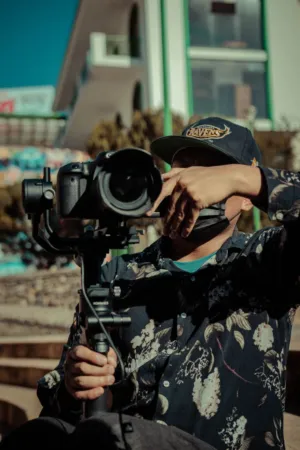 Photographer In Action